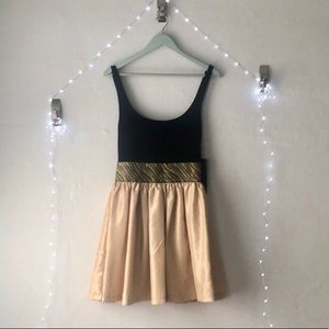 BEBE- Zip Back Tank Dress